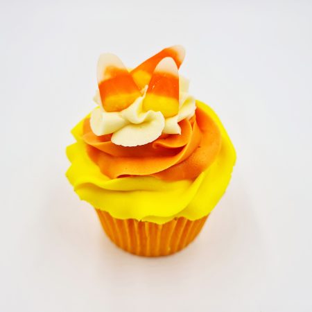 Halloween Candycorn Cupcake