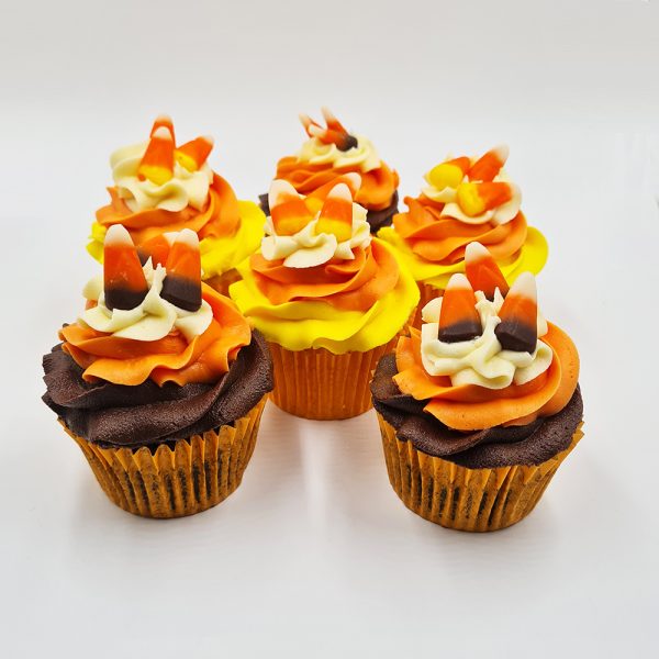 Halloween Candycorn Cupcakes 6