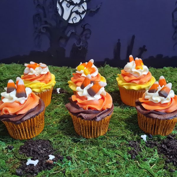 Candy Corn Halloween Cupcakes Online Delivery